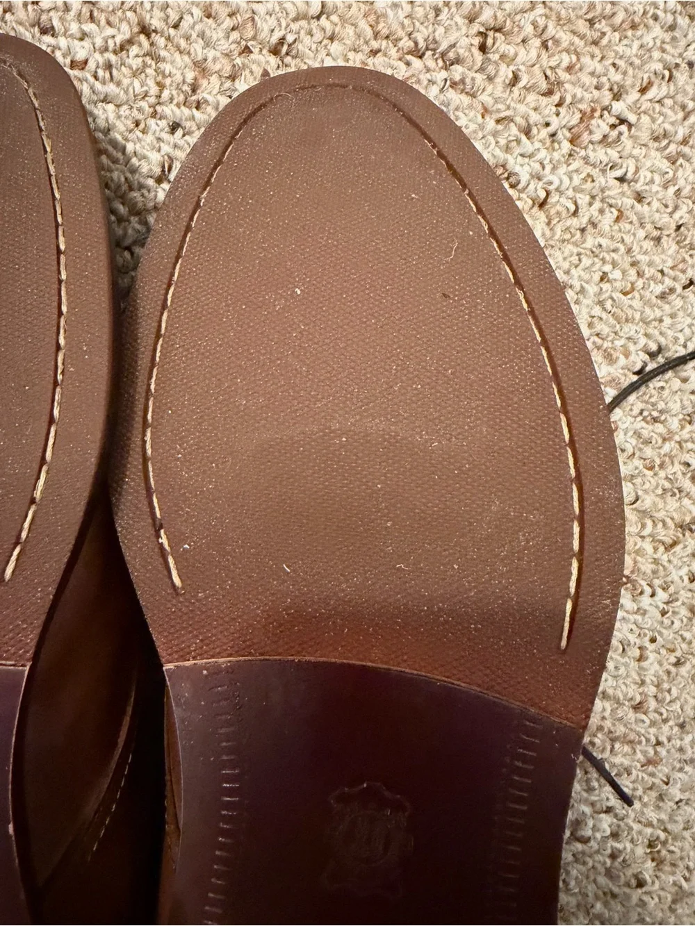 Joseph Abboud Brown Leather Chukka Boots